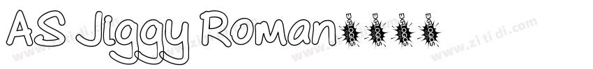 AS Jiggy Roman字体转换